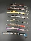 Factory direct sales of exquisite alloy 17cm PUBG battlefield 98K gun model keychain pendant and decorative item Item Picture